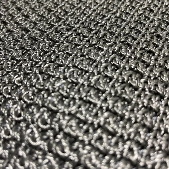 The sak square throw pillow cover/sham black knit weave boho chic - Picture 2 of 2